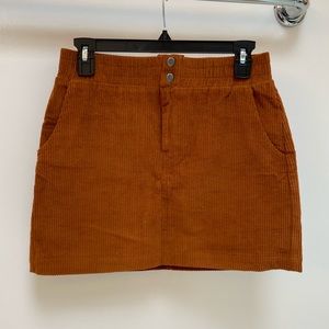 Corduroy skirt